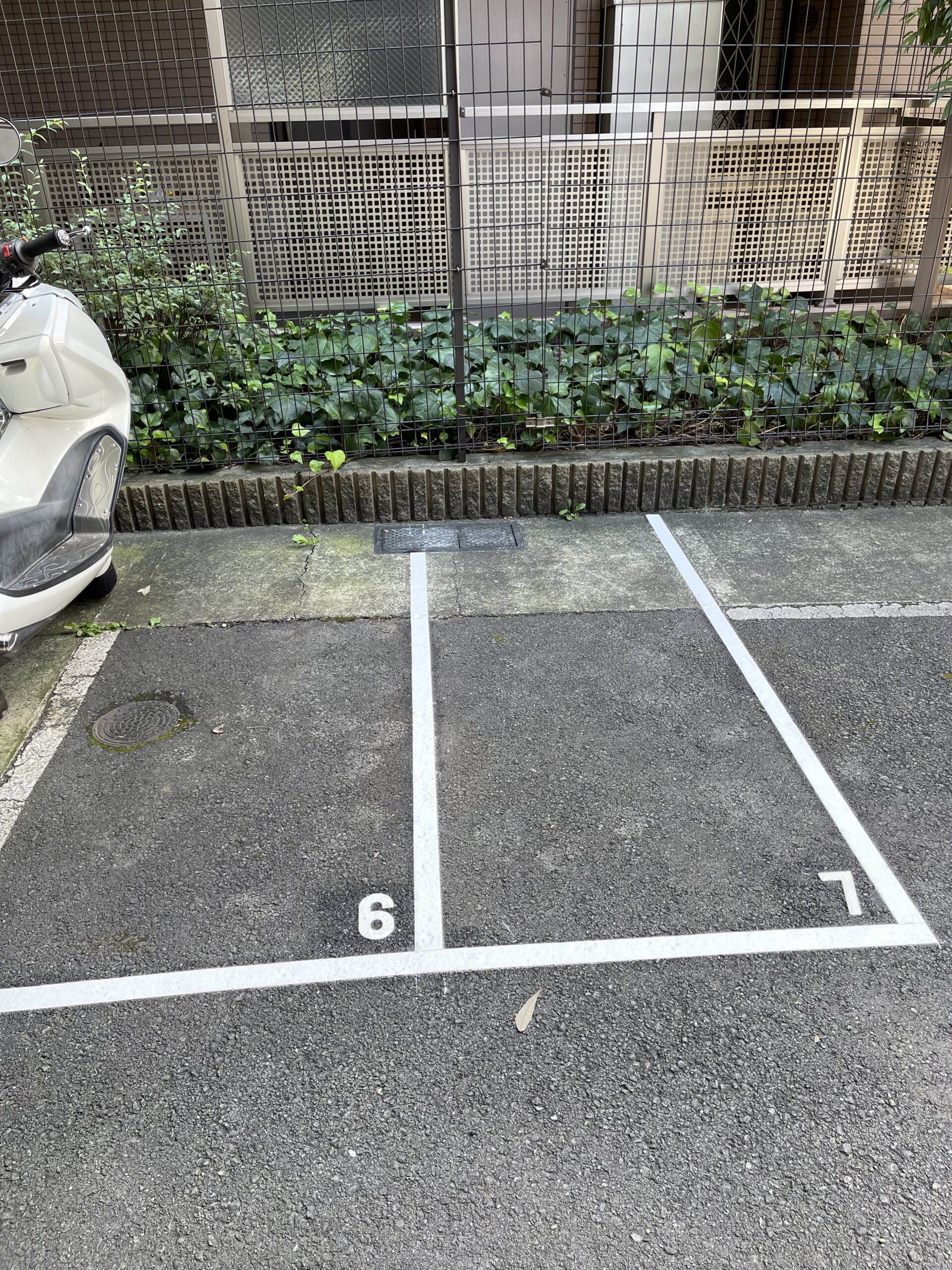 駐車場ライン引き